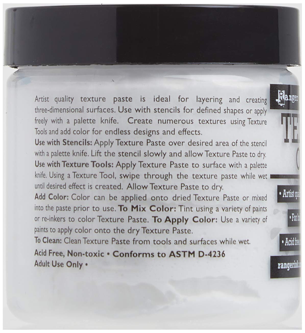 Ranger Texture Paste, 3.9 fl oz