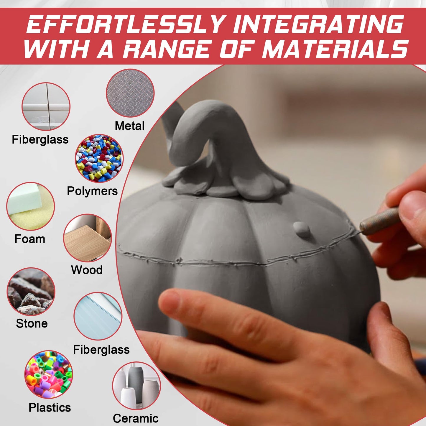 Epoxy Clay, Epoxy Sculpt Modeling Clay, Epoxy Sculpt Clay, 2 Part Modeling Compound (A & B) of Magic Sculpt Clay, Magic Sculpt Epoxy Clay for Sculpting, Modeling, Building and Repairing, Natural