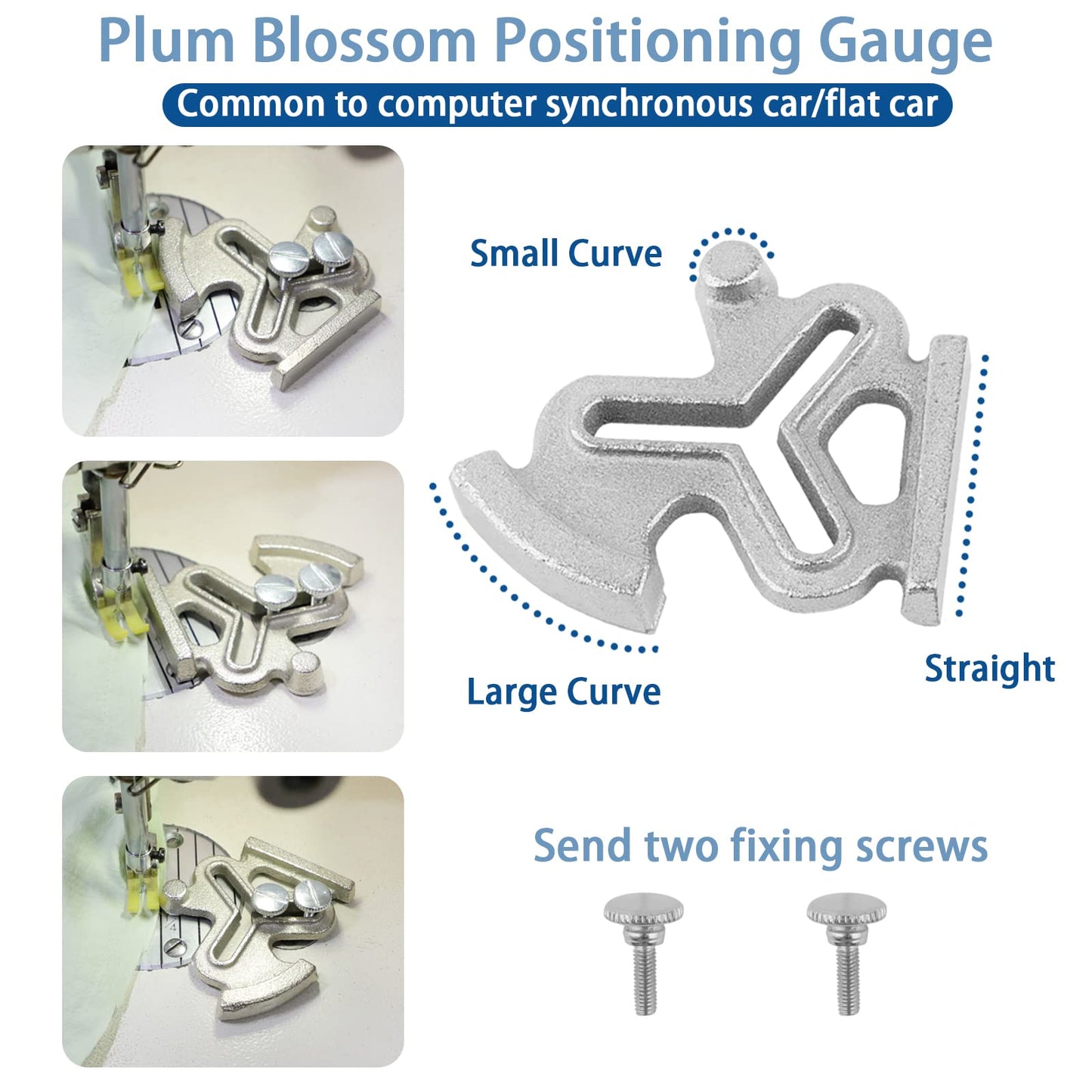 Magnetic Seam Guide,Plum Blossom Positioning Gauge for Sewing Machine,4 Pieces Sewing Machine Accessories for Beginners & Professionals