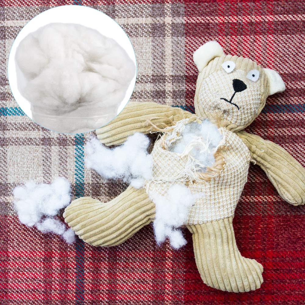 BUTUZE Premium Polyester Fiber Fill, High Resilience, for Stuffing Small Dolls, Part Pillow Comforter DIY, 100g/3.5oz, Recyclable