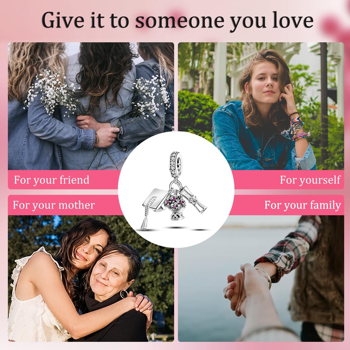 MULA 925 Sterling Silver Charms for Bracelets and Necklaces Beads Dangle Pendants Jewelry Charm for Women