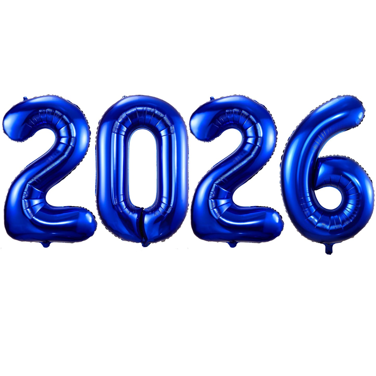 2026 Navy Blue Balloons, 40" Large Navy Blue 2026 Balloons Helium Mylar Foil Balloons for 2026 New Year Christmas Graduation Party Decoration