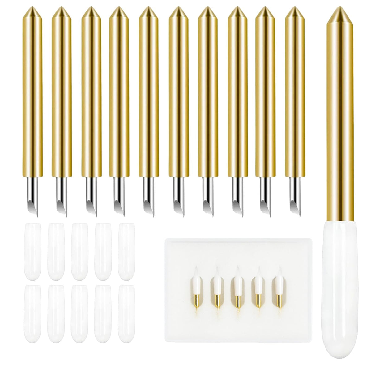 10-Pack Fine Point Blades for Cricut Maker & Explore