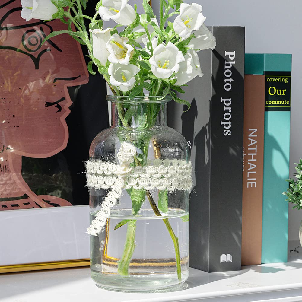 VGOODALL 9 Rolls Jute Ribbons Lace Craft Ribbon 18 Meters for Crafts Wraping Gifts Party Holiday and Rustic Wedding Decorations