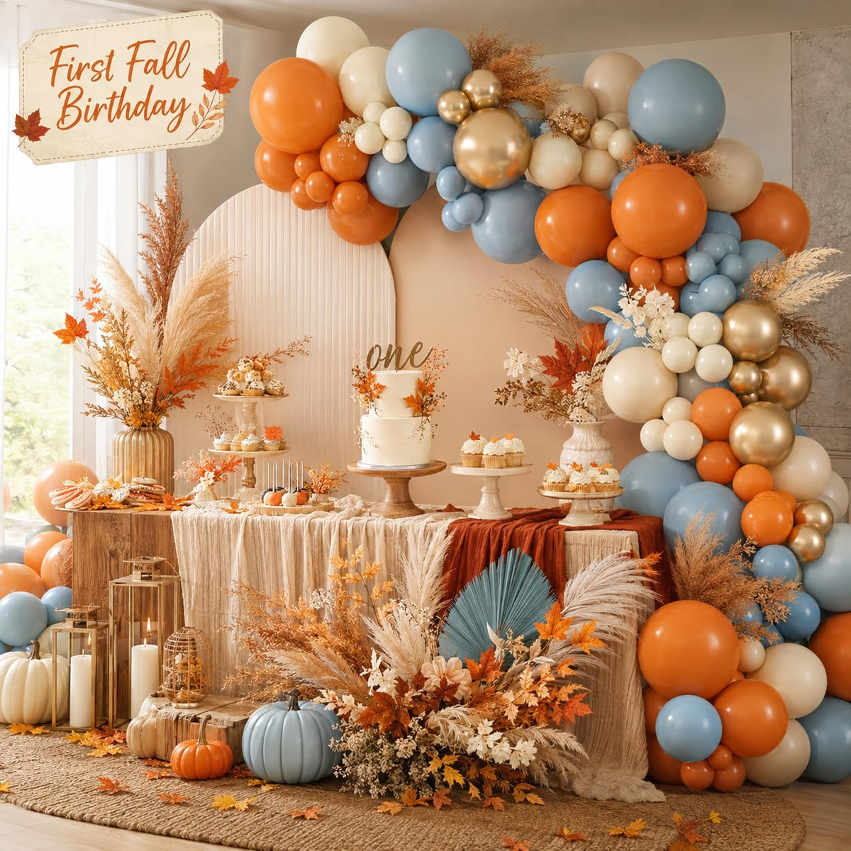 Fall Autumn Balloon Arch Kit, Thanksgiving Themed Party Decorations