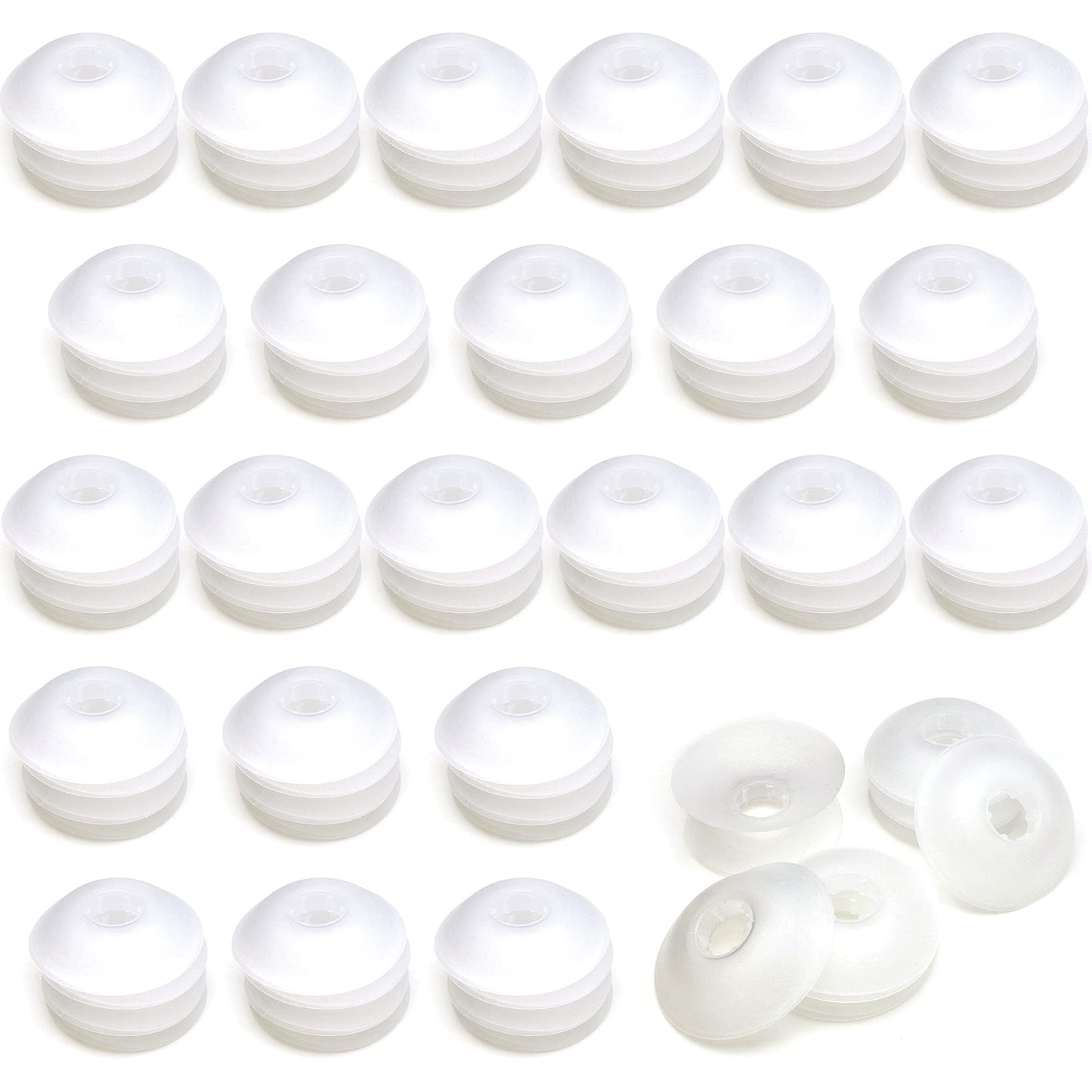 The Beadsmith No-Tangle Thread Bobbins, String Organizer, Ideal for Kumihimo or Cord Management (2 1/2 Inches, Set of 50)
