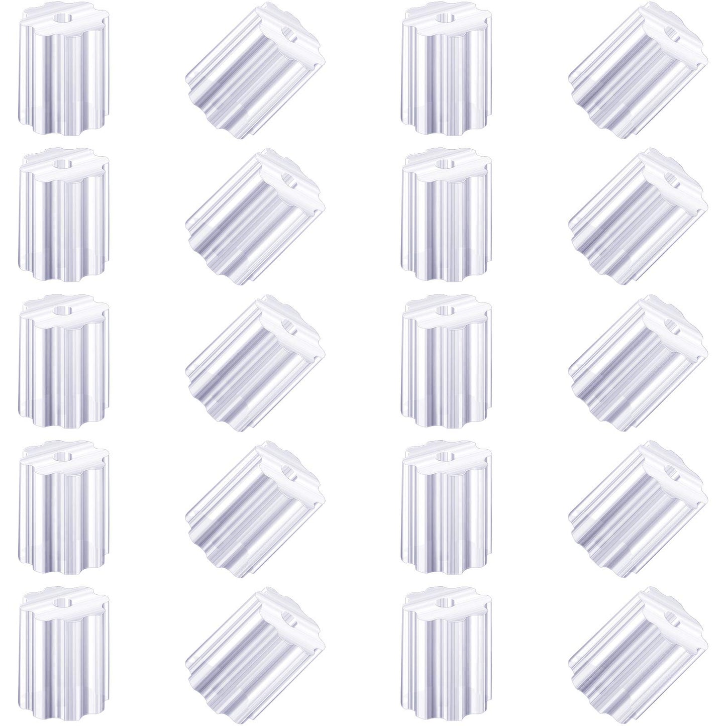 Outus 500 Pcs Earring Backs for Studs Soft Earring Stoppers Backings Clear Safety Back Pads Replacement for Hoops Fish Hook Jewelry Accessories