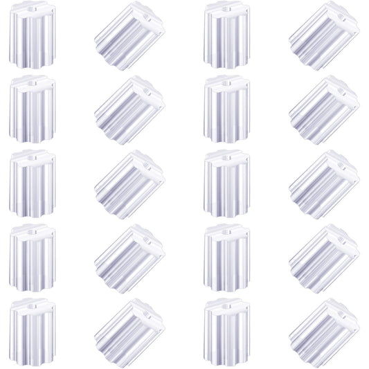 Outus 500 Pcs Earring Backs for Studs Soft Earring Stoppers Backings Clear Safety Back Pads Replacement for Hoops Fish Hook Jewelry Accessories