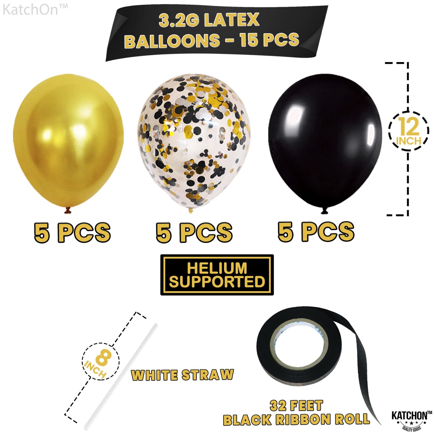 KatchOn, Black We Are So Proud of You Balloons - 16 Inch, Pack of 16 | Proud Of You Balloon for Graduation Decorations 2026, Graduation Balloons, 2026 Graduation Decorations