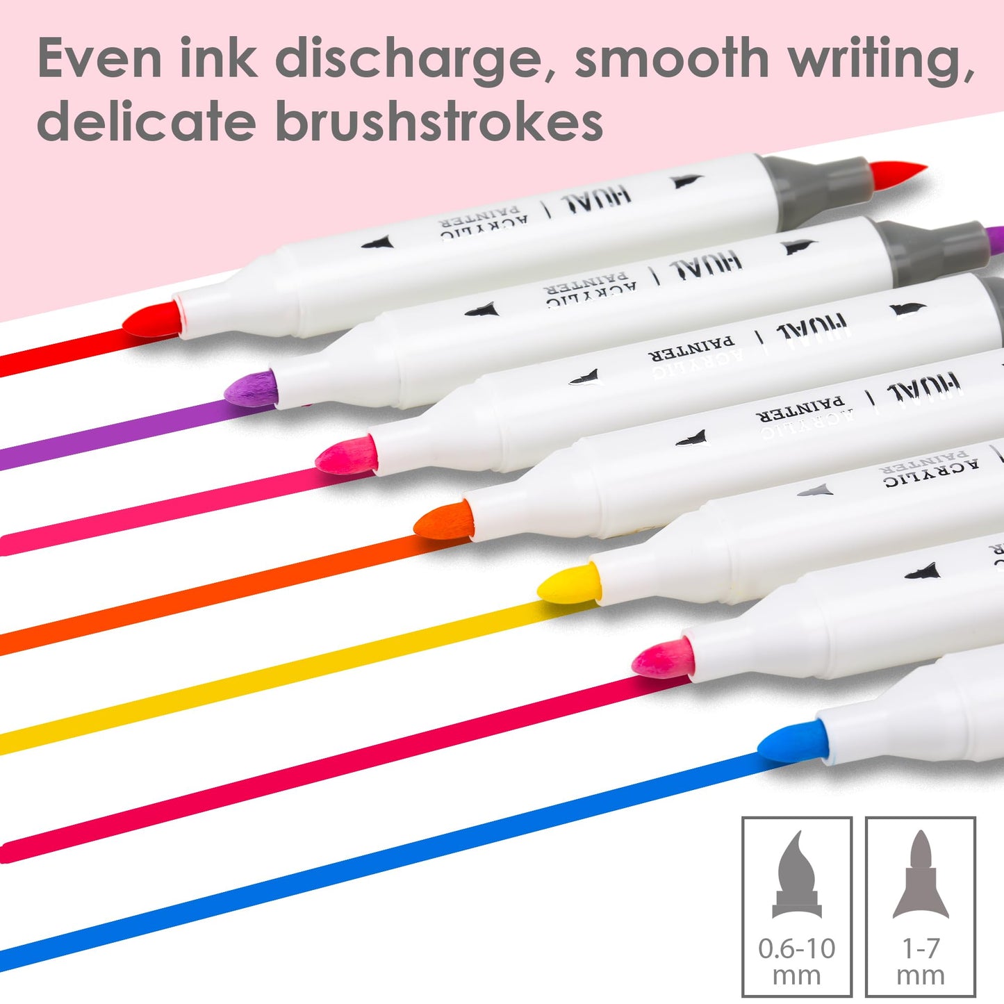 Art Fabric Markers Pens, 36 Colors Dual Tip Fabric Markers Permanent Markers for Clothes, T-shirt, Shoes, Hats, Non-Toxic & Child Safe, No Fading, Card Making