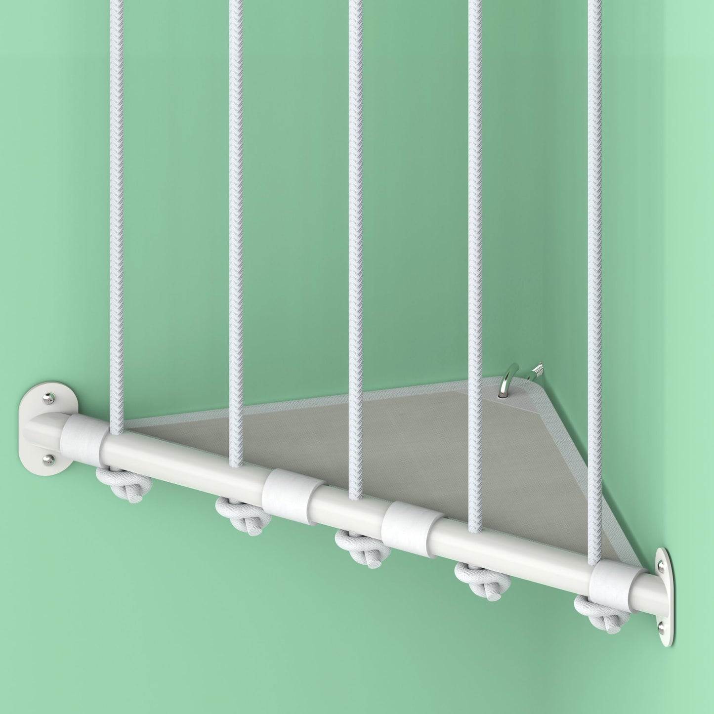 Corner Stuffed Animal Storage, Kids Stuffed Animal Toy Organizer and Storage Zoo, Toys Holder Shelf for Wall Hanging Nursery Play Room Bedroom Perfect, Wall Décor, Toddler Boys Girls