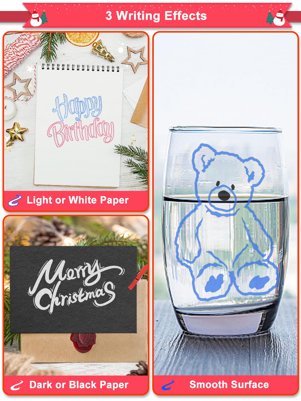 Markers, 12 Glitter Metallic Coloring Doodle Gel Pens, Tween Teen Girl Easter Basket Stuffers Gifts Trendy Stuff, Cute School Art Craft Classroom Supplies Set for Kids Ages 4-16