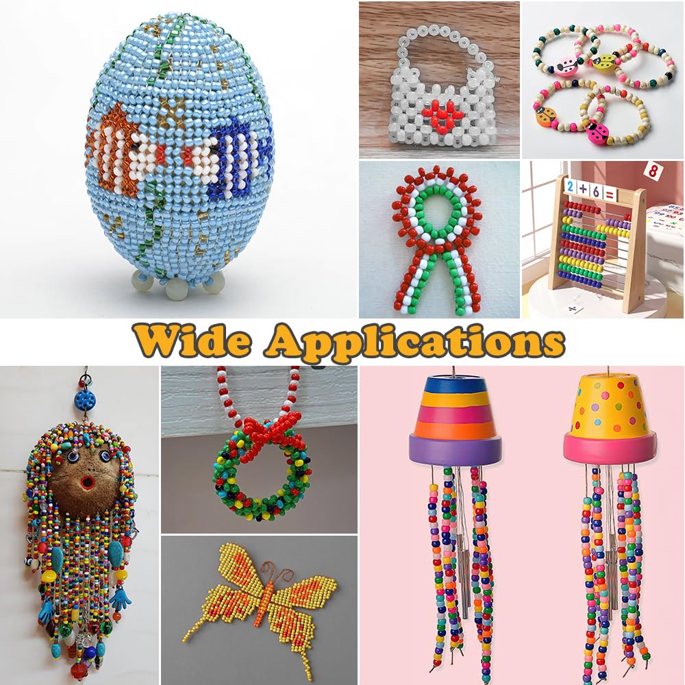 1100pcs Hair Beads,Pony Beads for Bracelets Making,Colorful Beads,4mm Beads,Clear Beads,Tiny Beads,Beads in Bulk,Color Beads for Bracelets,Glitter Beads,Glitter Pony Beads,Crystal Beads Bulk,