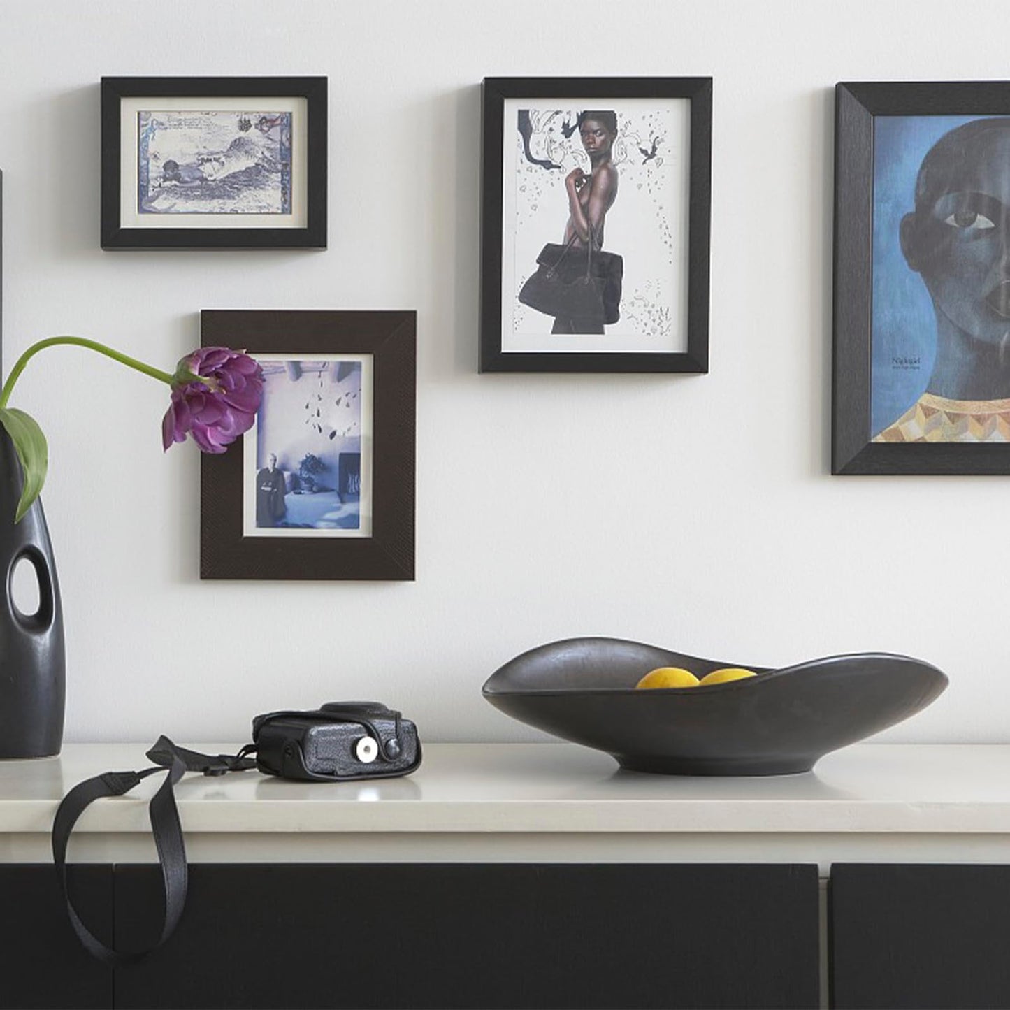 8x10 Picture Frames Solid Wood Display Pictures 5x7 with Mat or 8x10 Frame without Mat Poster Photo Frame Art with 1 Mats for Wall Mounting or Table Top(Orange)