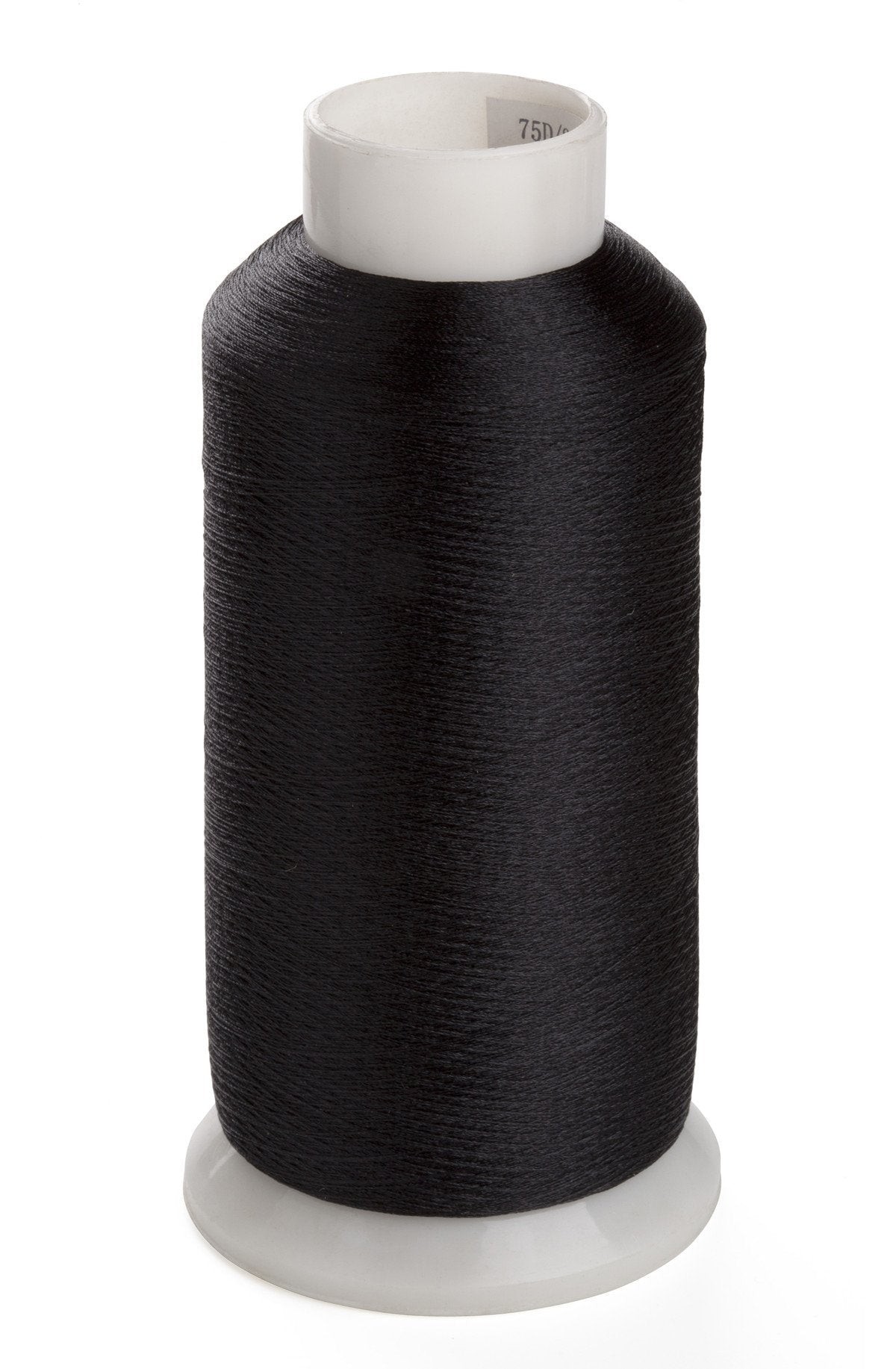Simthread 2 Bobbin Thread for Sewing and Embroidery Machine 1 Black and 1 White 5500 Yards Each - 60WT Polyester Bobbin Fill Thread Bottom Threads