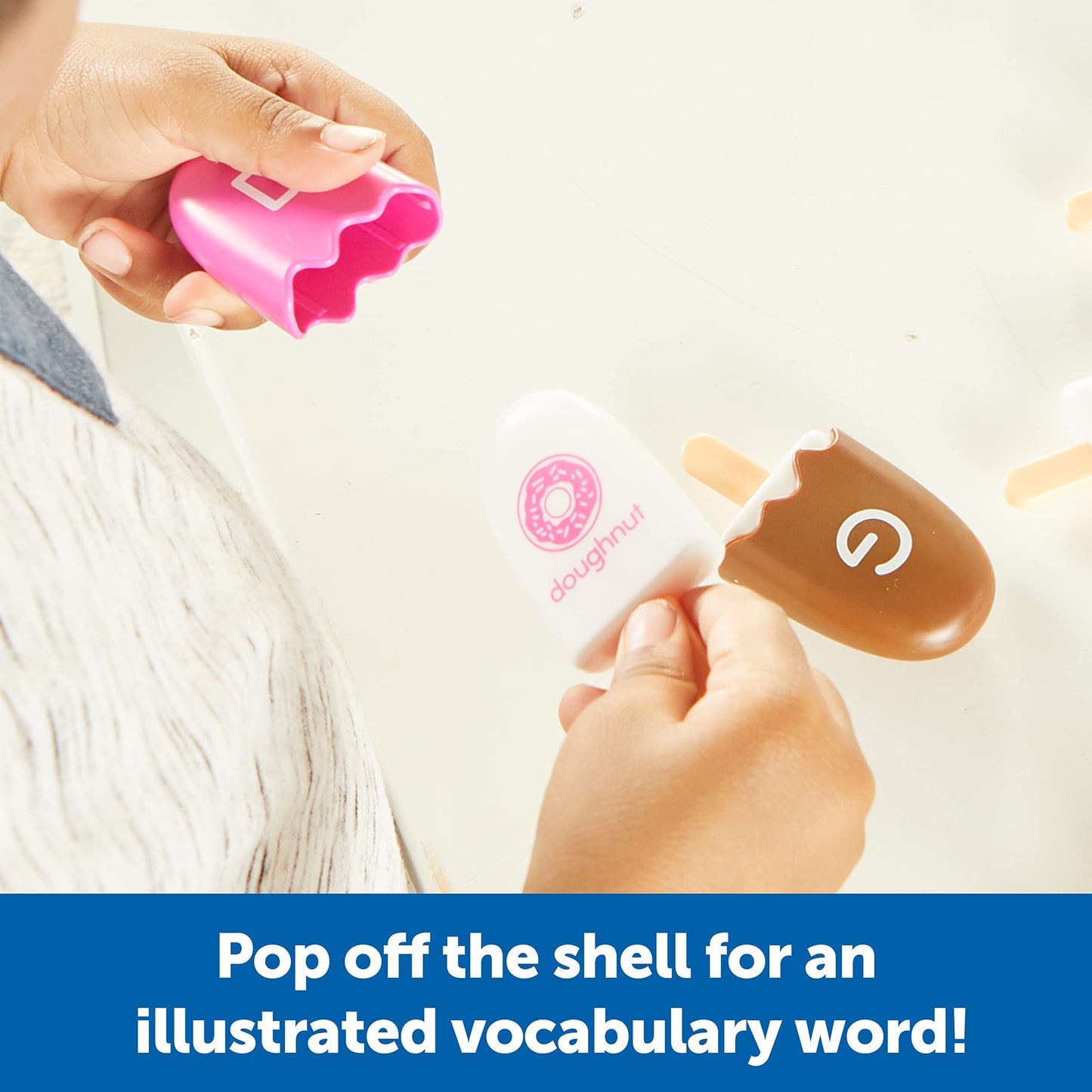 Learning Resources Mini ABC Pops – Alphabet Learning Toys, ABC Puzzle, Phonics Games for Toddlers, Fine Motor Toys, Play Food Set, Preschool Learning Activities, Sensory Bin Letters, Gifts for Kids