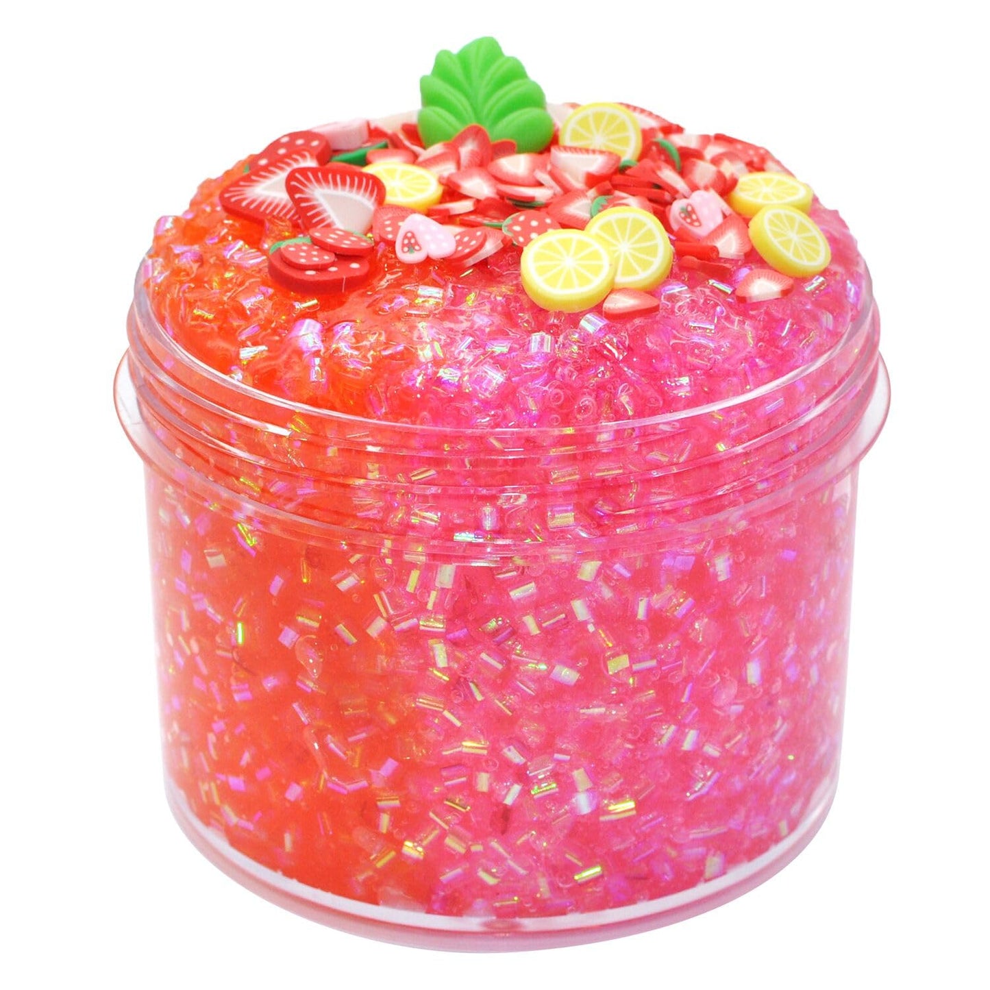 Newest Crunchy Slime Glimmer Slime with Strawberry Blitz Slime with Orange,Leaf Butter Slime kit for Girls,Super Soft and Non-Sticky, Birthday Gifts Party Favors for Girl and Boys (12oz)