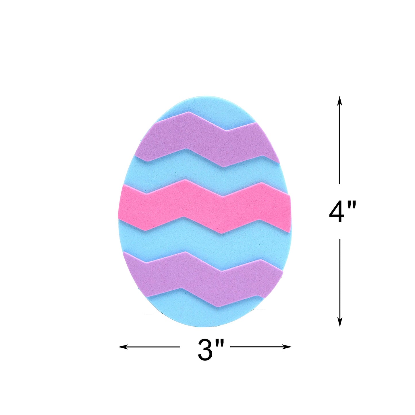 24 Pcs Foam Magnet Craft Kit, Easter Egg Themed DIY Magnets for Kids Toddlers Party Favors Arts and Crafts Home School Activities