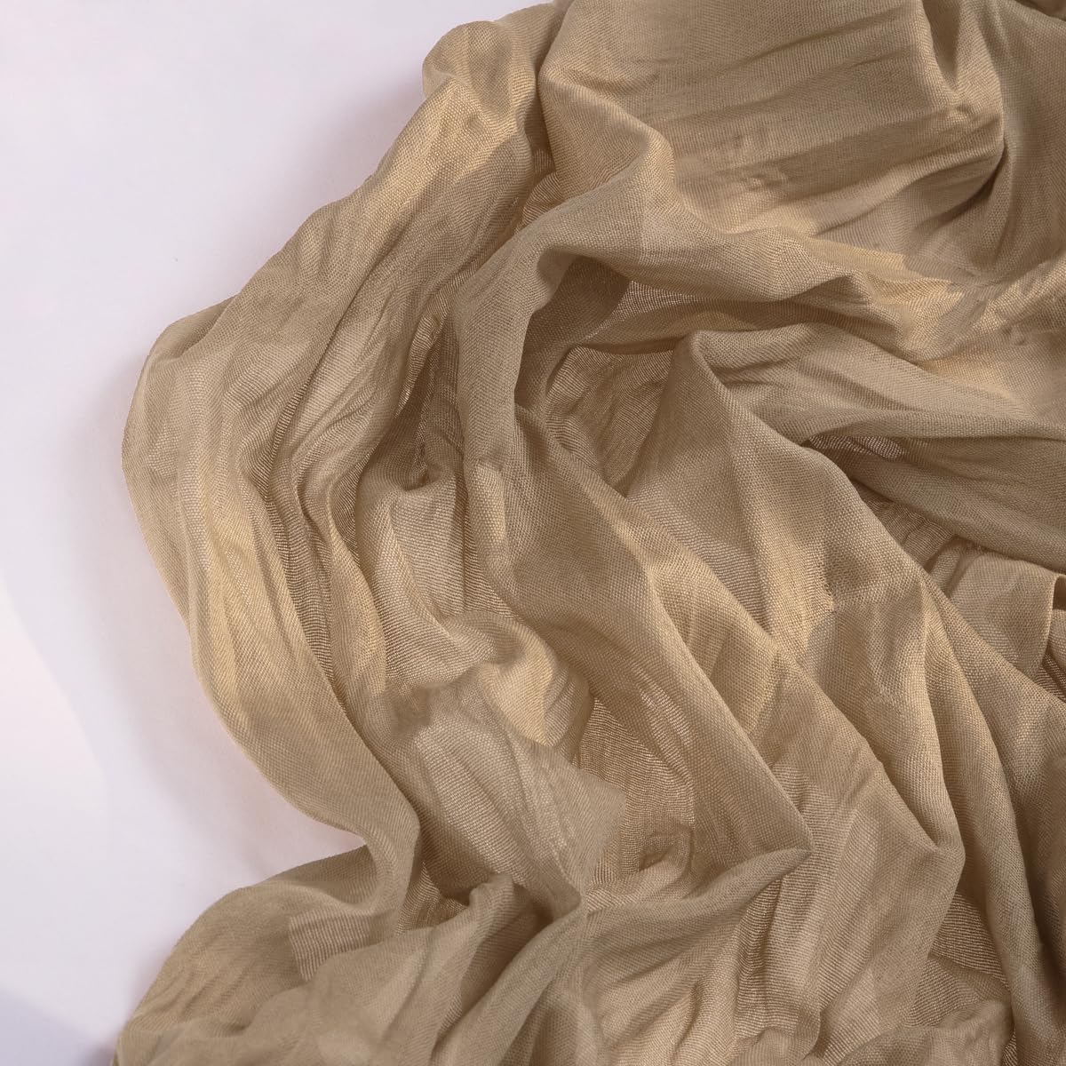 DeZerlor Nude Cheesecloth Table Runners 12 Pack Fall Runners