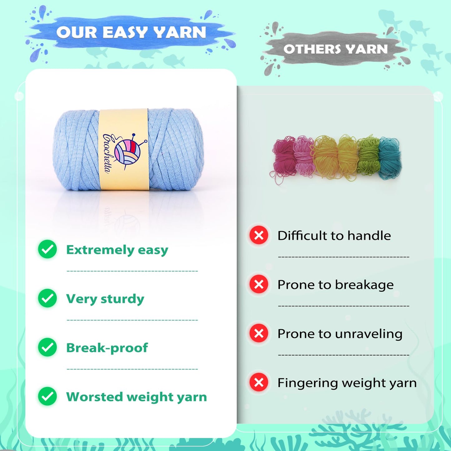 Crochet Kit for Beginner, Crochet Starter Kit w Step-by-Step Video Tutorials, Crochet Kit for Beginners, Beginner Crochet Kit for Adults Kids Women Men Complete Kit Included (Axolotl 2Pack)