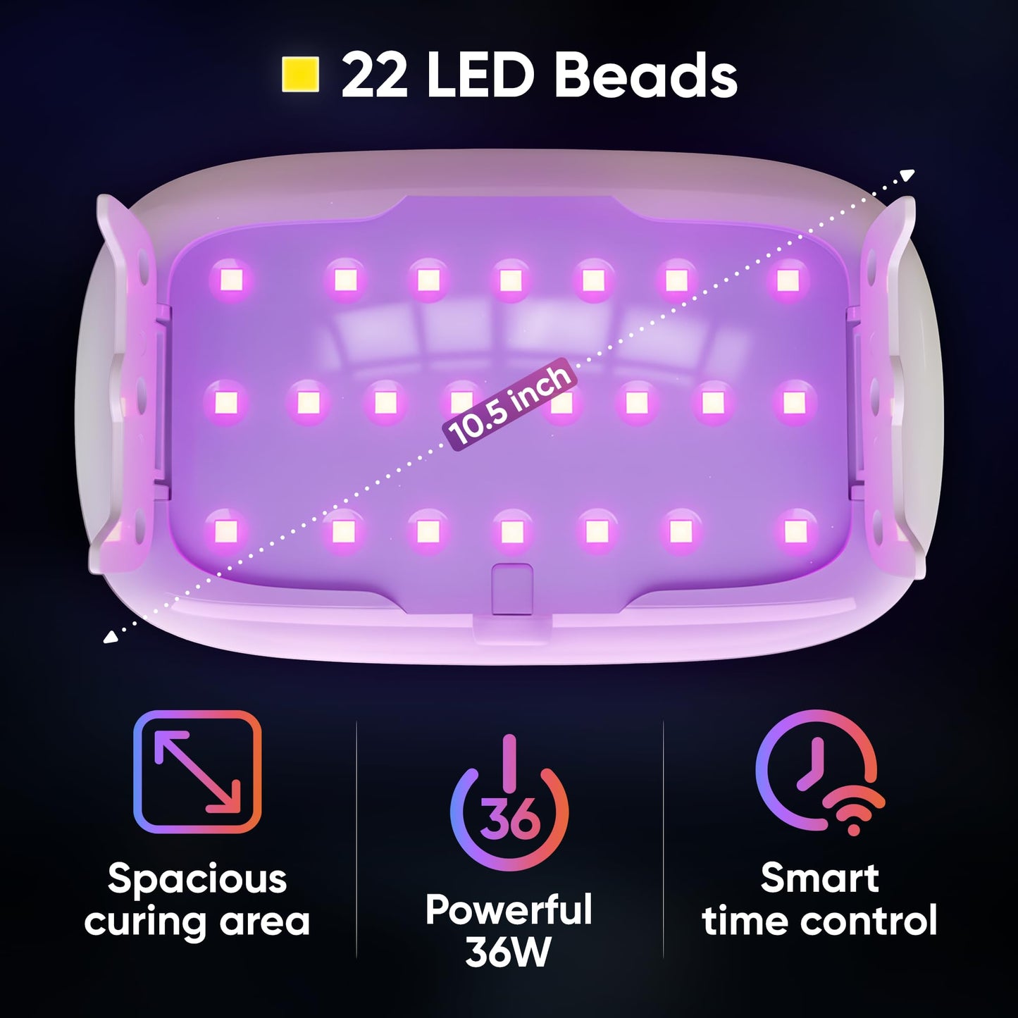 CRAFT RESIN UV Resin Kit with Light - 36W 22 LED Big Lamp and 200g Hard Type Low Viscosity UV Epoxy Resin, Crystal Clear & Non-Yellowing - Starter Kit for Jewelry Making