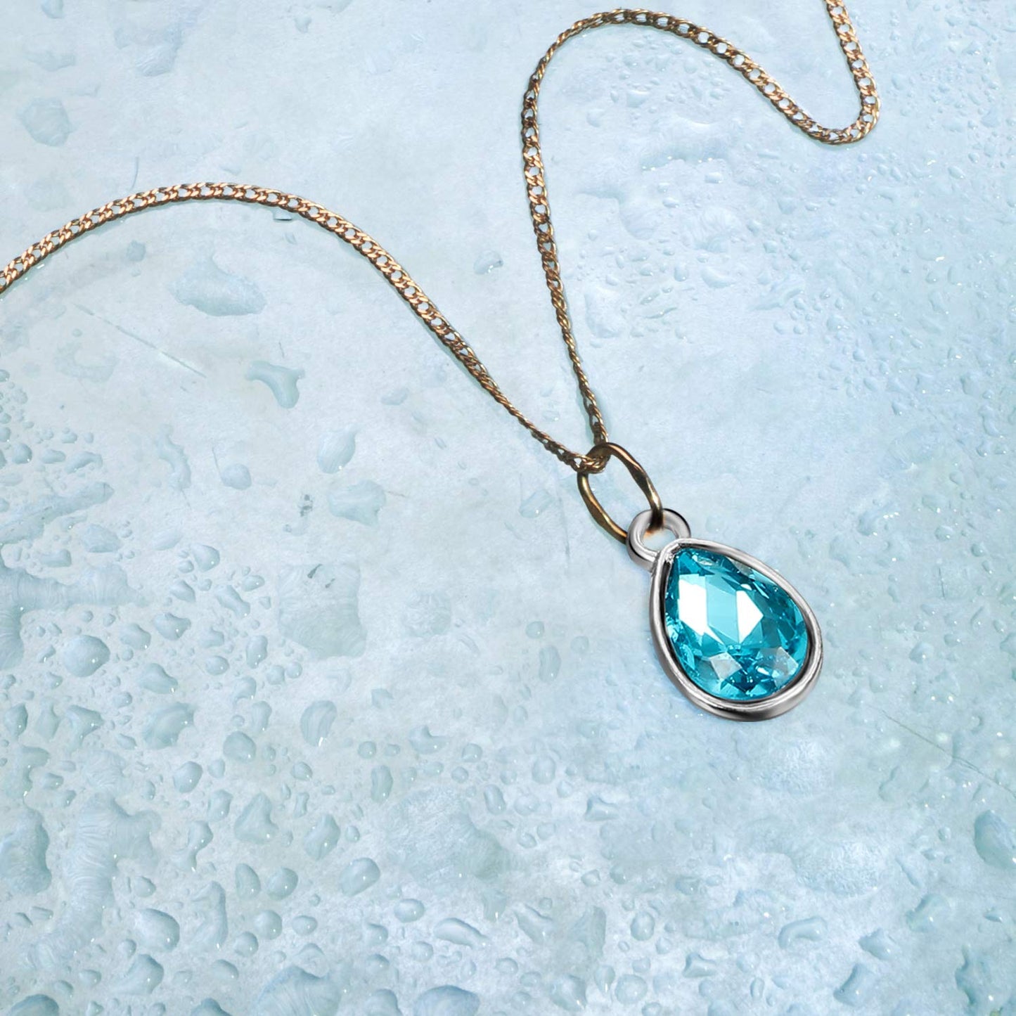 52 Pieces Water Drop Pendants Crystal Beads Pendants Charms Rhinestone Teardrop Jewelry Findings for Women DIY Necklace Jewelry Making, 7 x 10 mm, 13 Colors