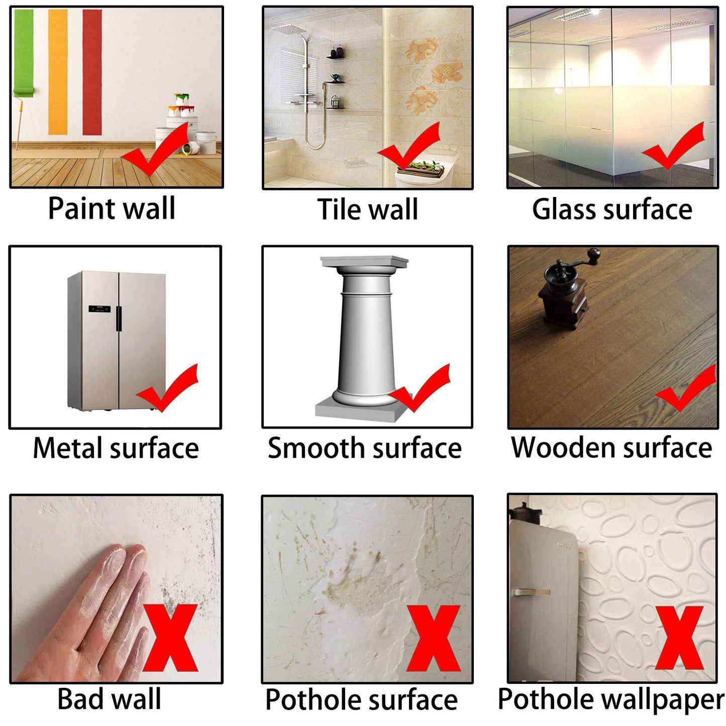 6PCS 3D Wall Stickers Cats Self Adhesive, Kids Wall Decals/Removable Vinyl Art Murals for Living Room Baby Rooms Bedroom Toilet House Wall DIY Decoration