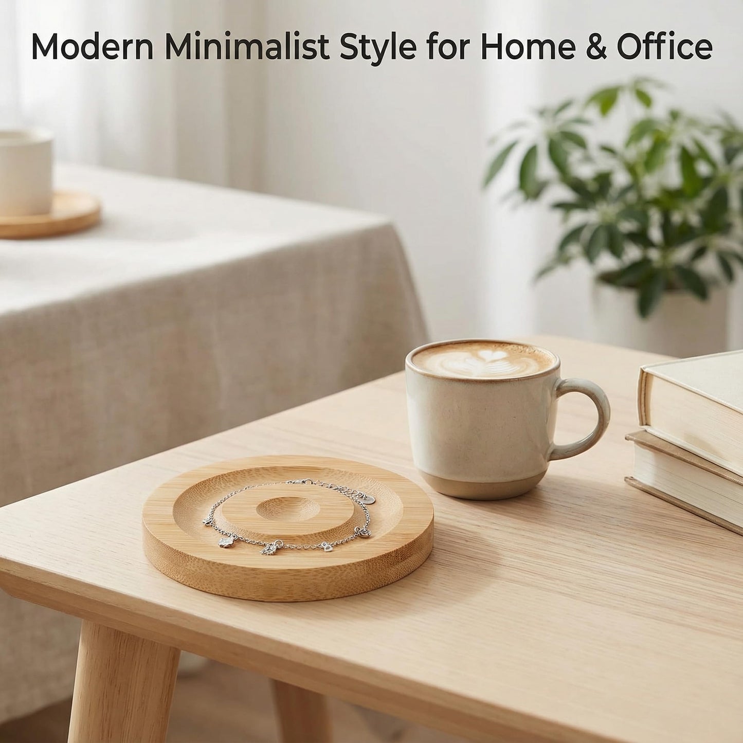 Round Wood Bracelet Display Holder Wooden Bracelet Design Board Flat Bead Board for Jewelry Making