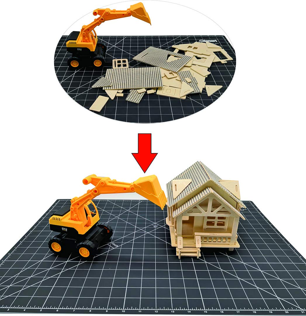 Sdanart Self Healing Cutting Mat: 9"×12" Double Sided 5-Ply Rotary Cutting Board for Sewing, Crafts, Quilting, Fabric, Hobby, Art Project