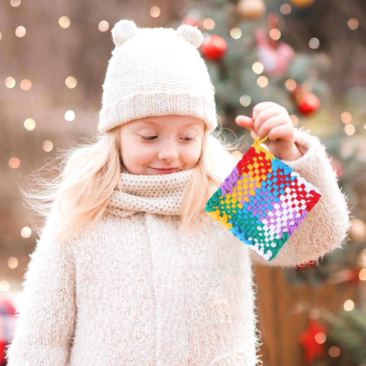 288 Pieces Loom Weaving Craft Loops Refill Elastic Potholder Loops with Multiple Colors for DIY Crafts Supplies, Compatible with 7 Inch Weaving Loom