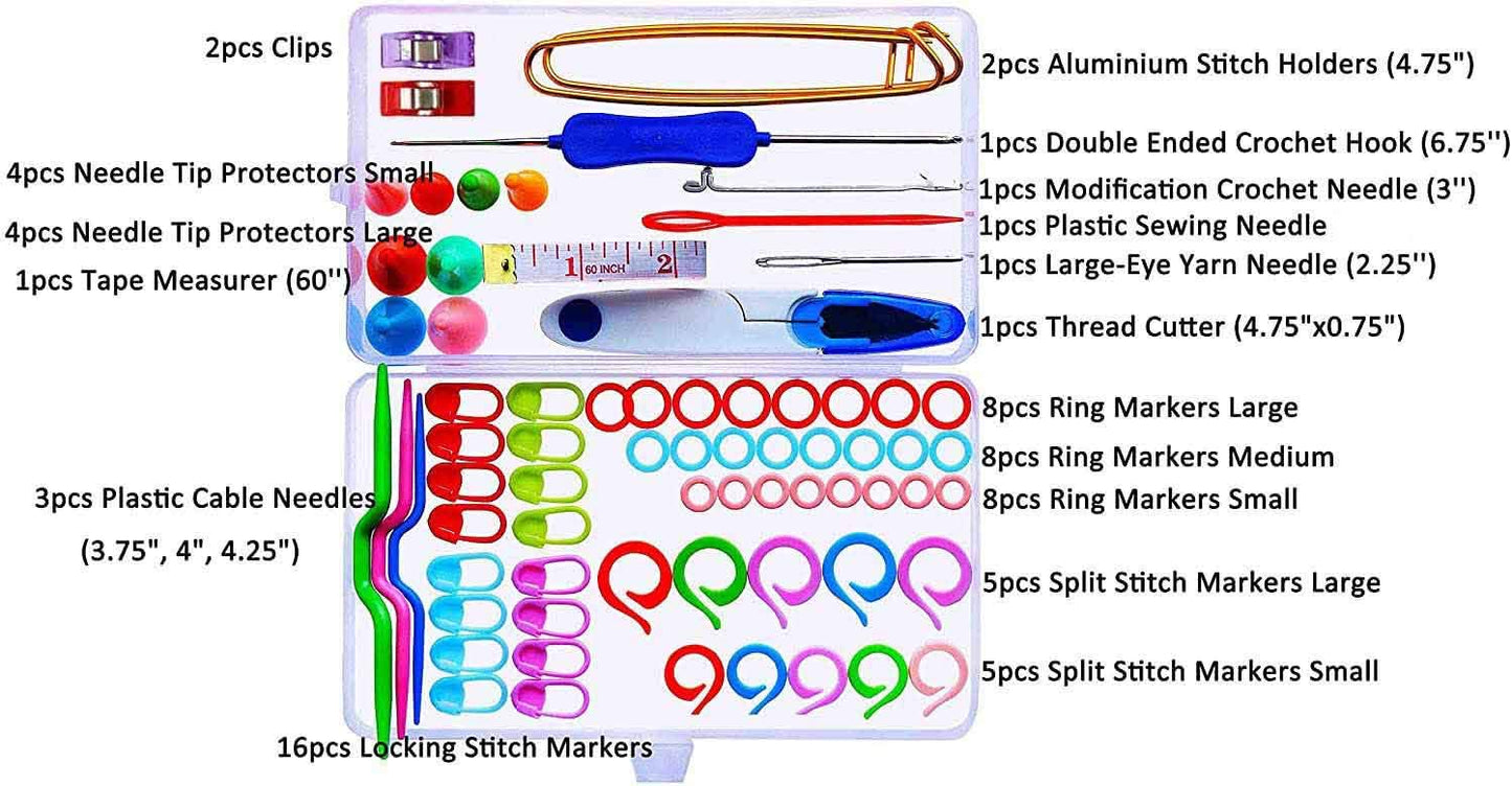 Knitting Accessories Knitting Kit Knitting Supplies Knitting Tools Cable Needles for Knitting Kits