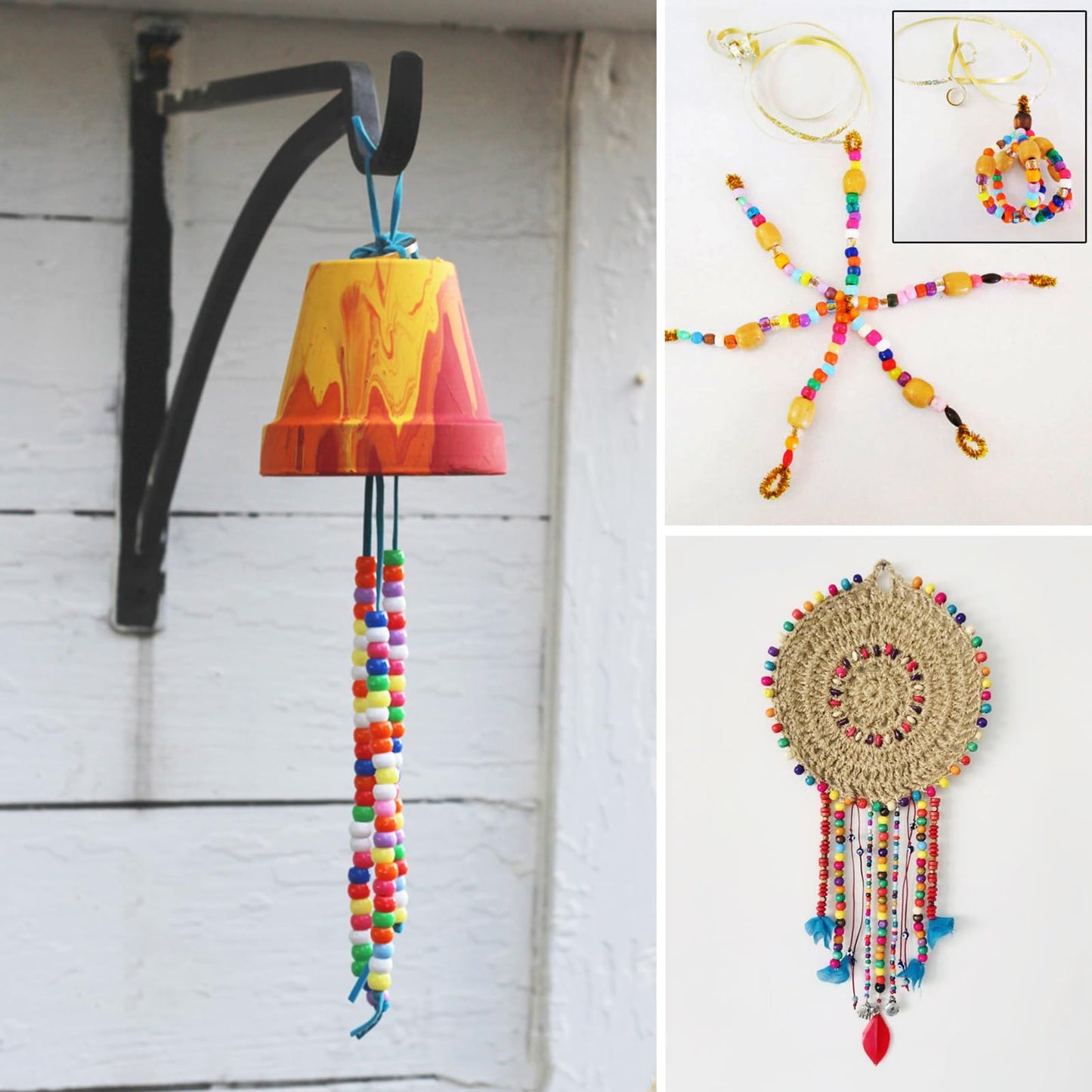 Simetufy 4200Pcs Pony Beads, 24 Colors Beads for Bracelets Making, Pony Beads Bulk for Hair Beads, Kandi Friendship Bracelet Beads for Craft, DIY Jewelry Making, Chirstmas Gifts (Boxed)