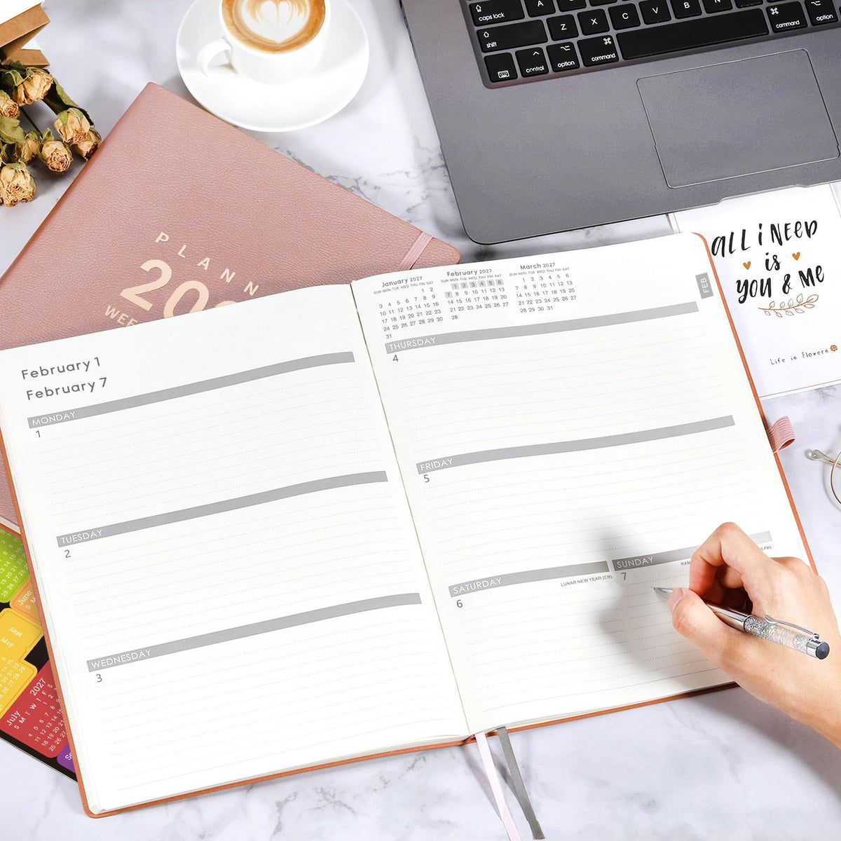 2027 Planner - 2027 Calendar Planner, 2027 Planner Weekly and Monthly