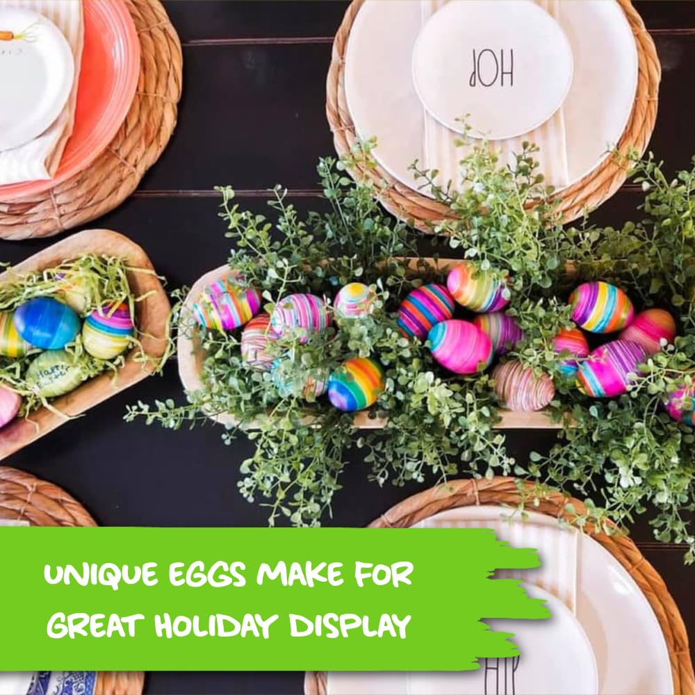 Easter Egg Mini Decorator Kit Arts and Crafts Set - Includes Egg Decorating Spinner and 6 Markers - Ages 3 and Up [Packaging May Vary]