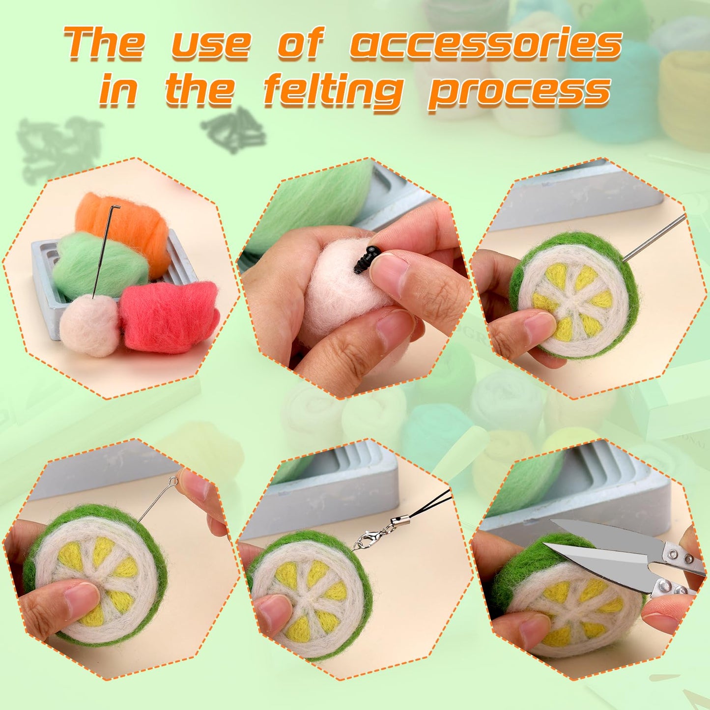 Needle Felting Kit, 149 Pieces Needle Felting Tools for Beginner, 72 Colors Wool Roving Set, Felting Kit with Wool Felt Tools and Foam Mat, Felting Kits for Beginners Adult