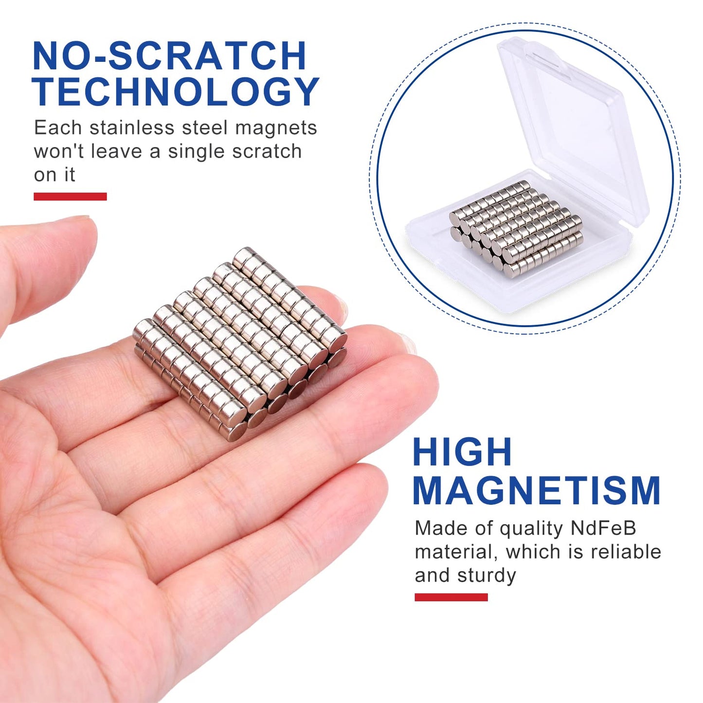 Small Magnets, 120Pcs Mini Refrigerator Magnet for Crafts, Multi-Use Small Strong Round Fridge Magnets,Whiteboard, Billboard, Push Pin, Map Magnet