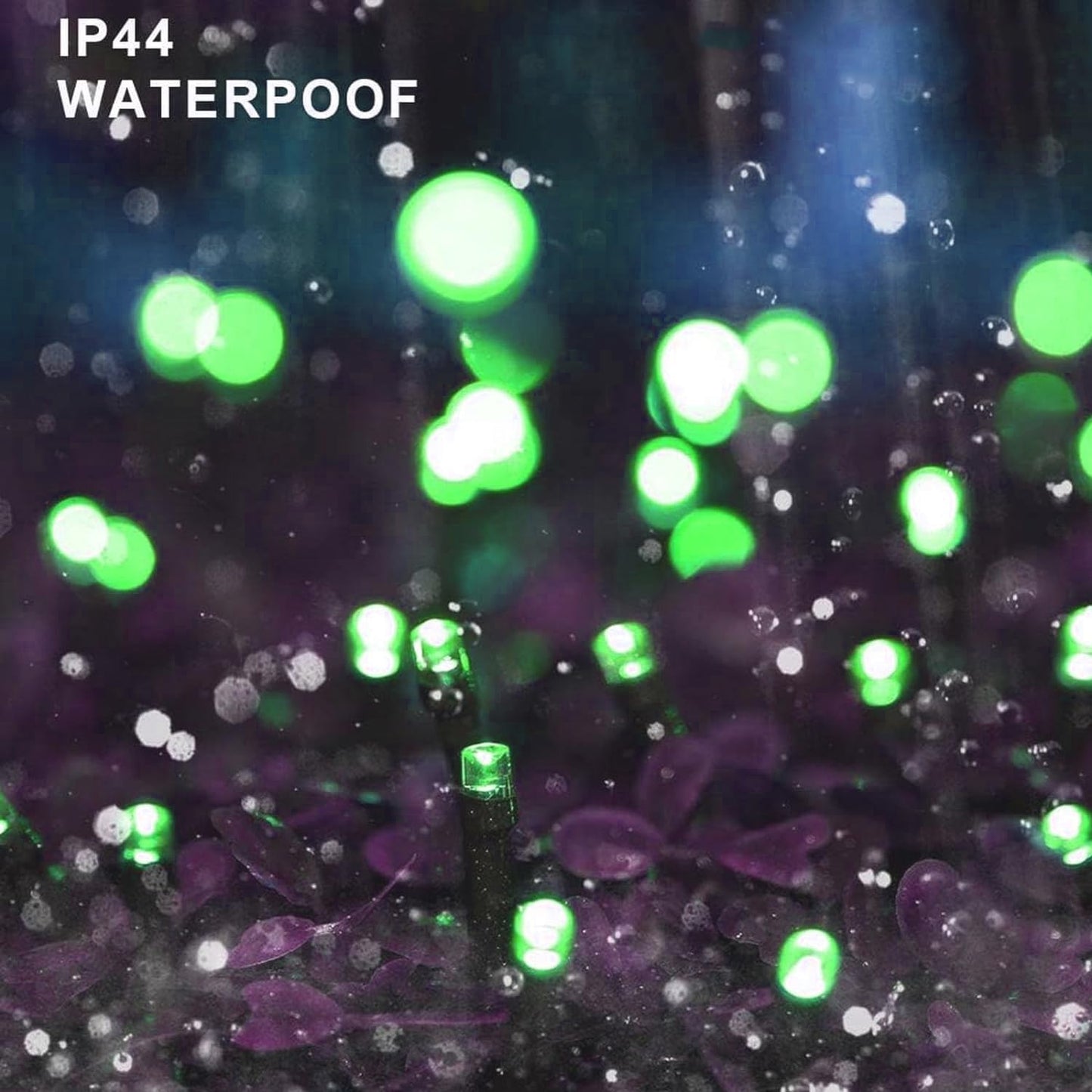 FULLBELL Christmas Decorations Halloween String Lights Outdoor, Green LED Halloween Lights, Green Light for Tree Halloween Decorations.