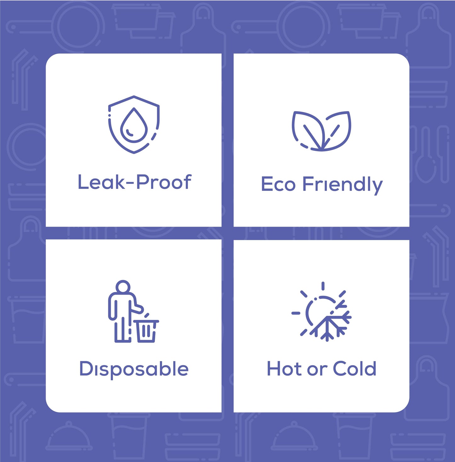 [8oz. - 25 Count White Paper Food Containers with Vented Lids - To Go Hot Soup Bowls, Disposable Ice Cream Cups, Ideal for Hot and Cold Foods - (Formerly Comfy Package)