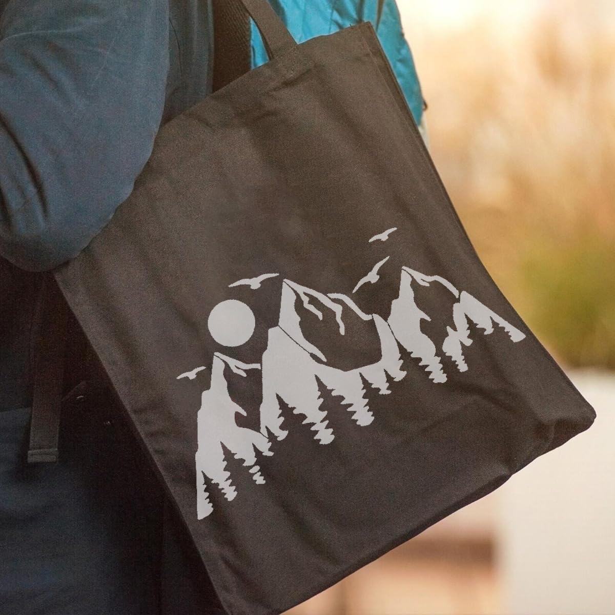 Mountain Stencils for Painting Forest Tree Stencil Animal Wood Burning Stencils and Patterns Reusable Drawing Templates for Fabric Furniture Wall DIY Crafts