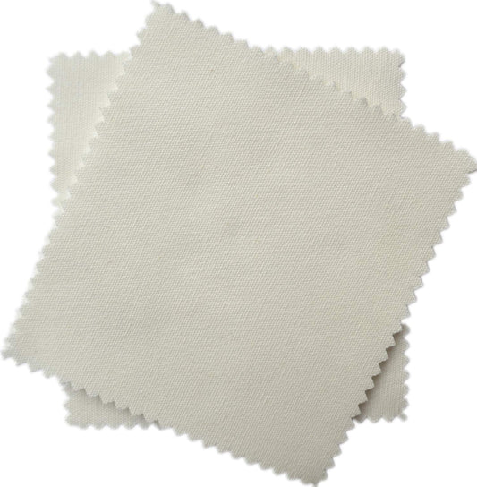 Embroidery Fabric Squares Cotton, 10 Squares of 10 x 10-inch, Cream