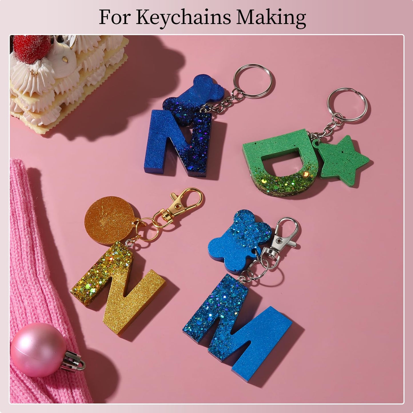 Jump Rings, 968pcs Jewelry Making Supplies, Jump Rings for Jewelry Making, Gold Silver Jump Rings for Charm, Lobster Claw Clasps for Necklace Bracelet Jewelry, Key Chain Rings for Keychain