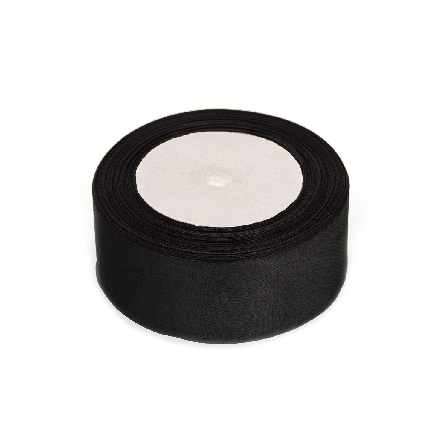 ATRBB 25 Yards 1-1/2 inch Wide Satin Ribbon Perfect for Wedding,Handmade Bows and Gift Wrapping(Black)