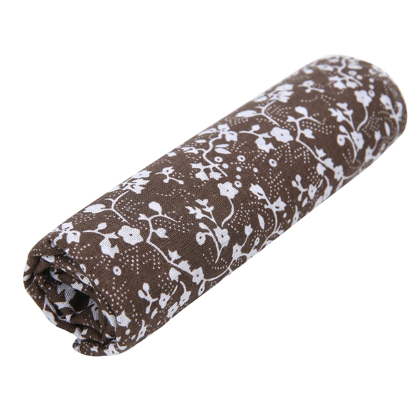 7Pcs 20" x 20" Cotton Fabric DIY Making Supplies Quilting Patchwork Fabric Fat Quarter Bundles DIY for Quilting Patchwork Cushions Cotton Fabric for Patchwork (20" x 20", Brown)