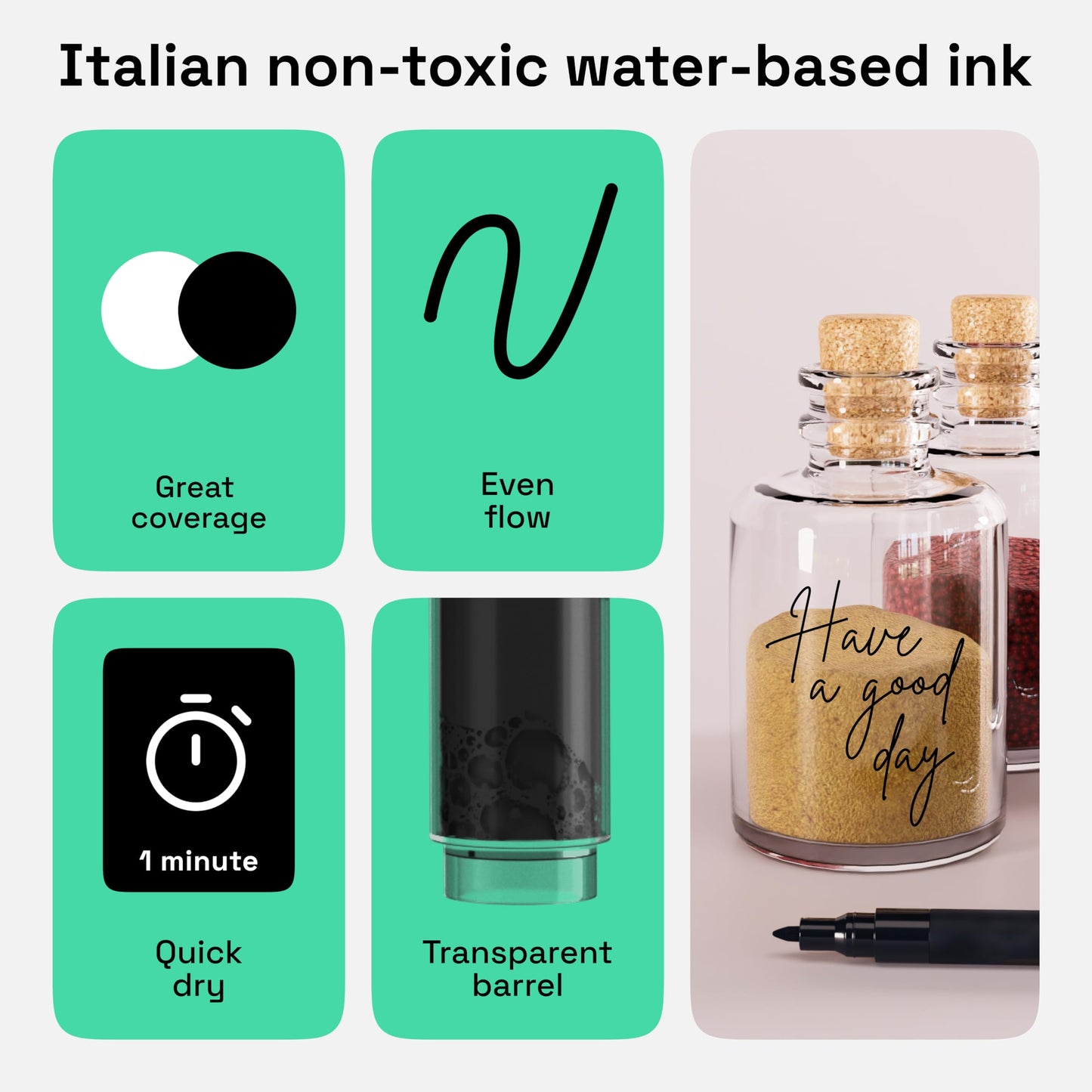 ARTISTRO 2 Gold Acrylic Paint Pens for Rock Ceramic Wood Glass Metal Fabric Plastic - 0.7mm Metallic Paint Markers Ideal for Scrapbooking DIY Crafts Art Projects