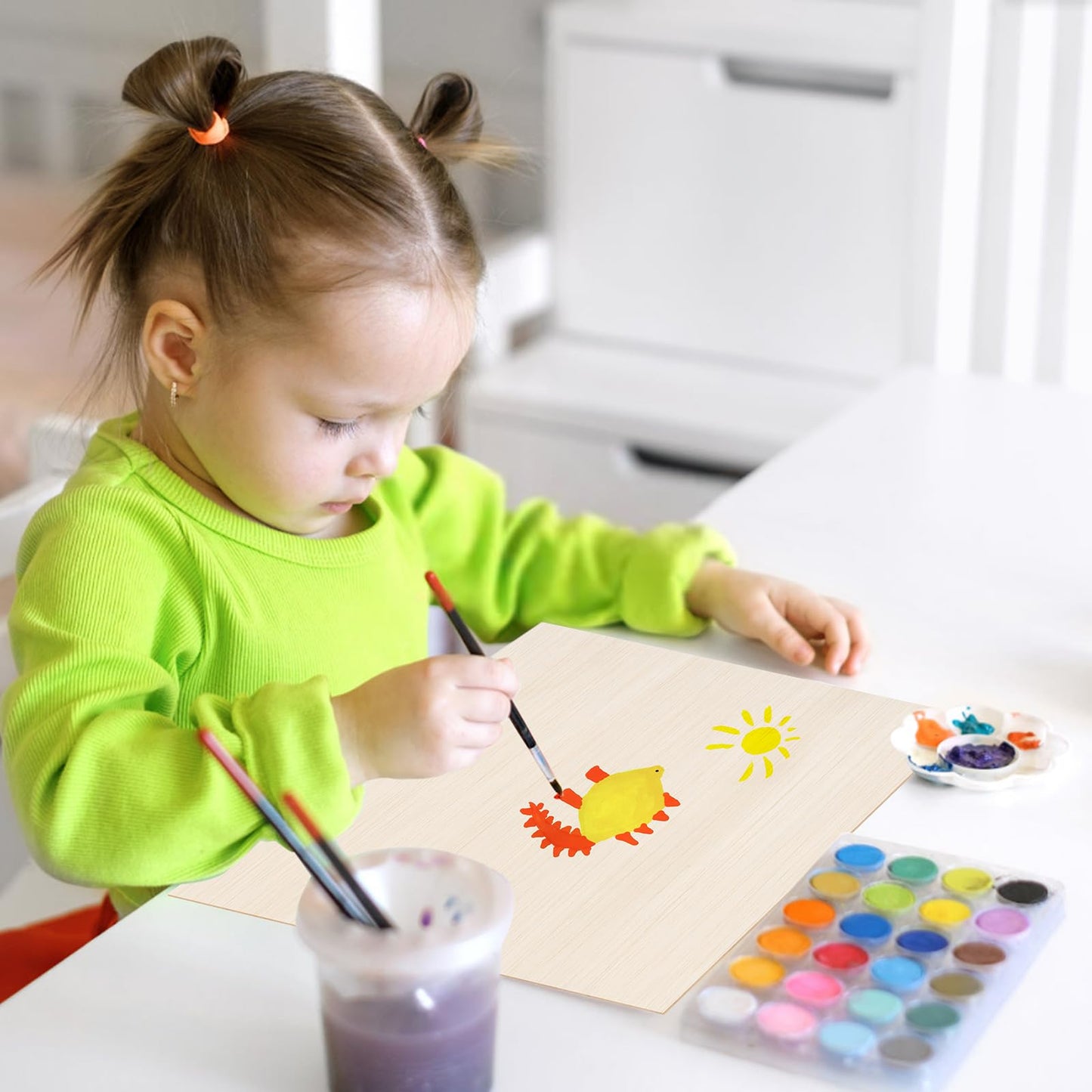 12 Pack Basswood Sheets 12x8 x 1/13 Inch Thin Plywood Balsa Wood Sheets Unfinished Wood Boards Balsa Wood Sheets for Crafts Laser Cutting Wood Burning and Drawing (12 x 8 inch)