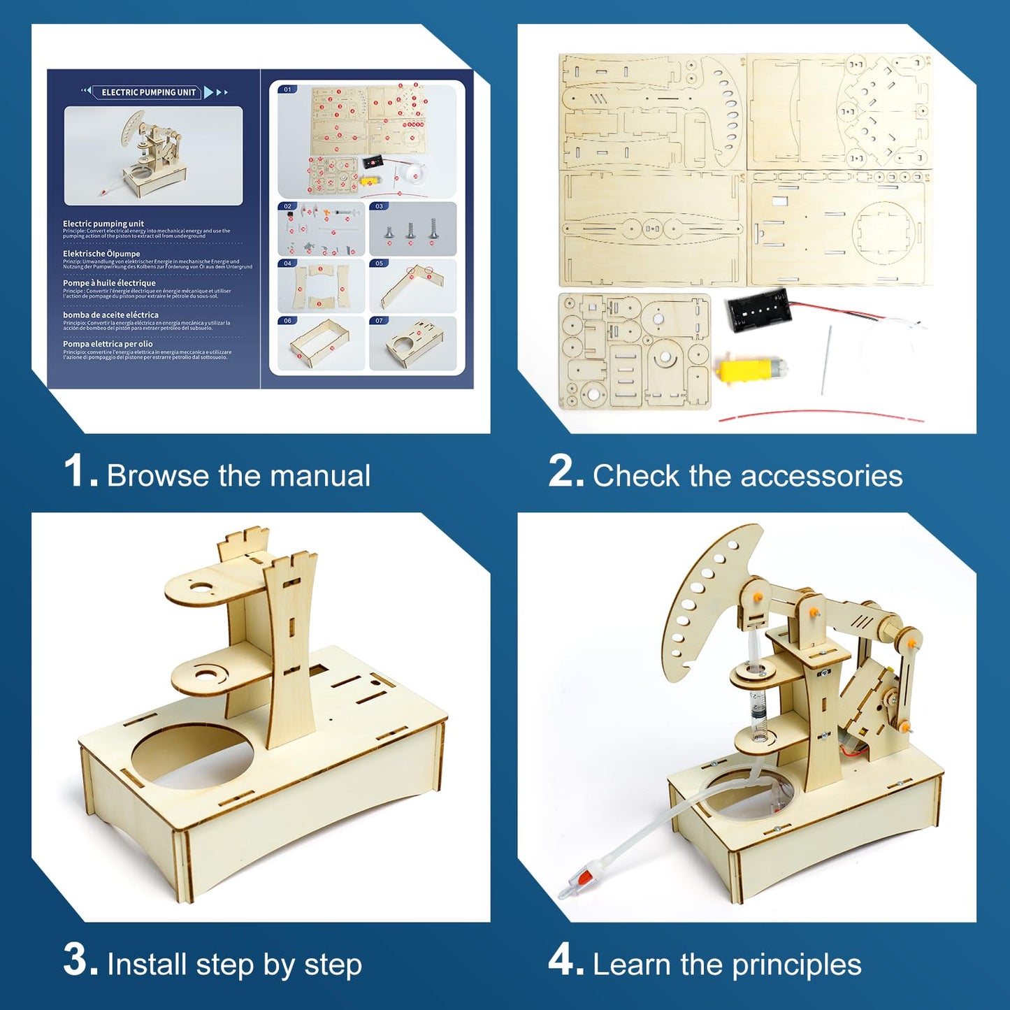 STEM Science Kits for Kids Ages 8-12, Wood Arts and Craft Kits for Boys 6-8, Wooden 3D Puzzles, STEM Toys for Boys Girls Age 8-12 5-7 8 10 12 13 14 Gift Idea.