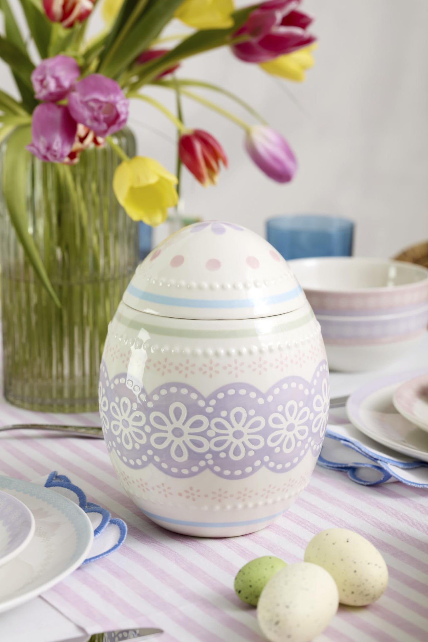 Bunny Hop Easter Egg Candy Jar