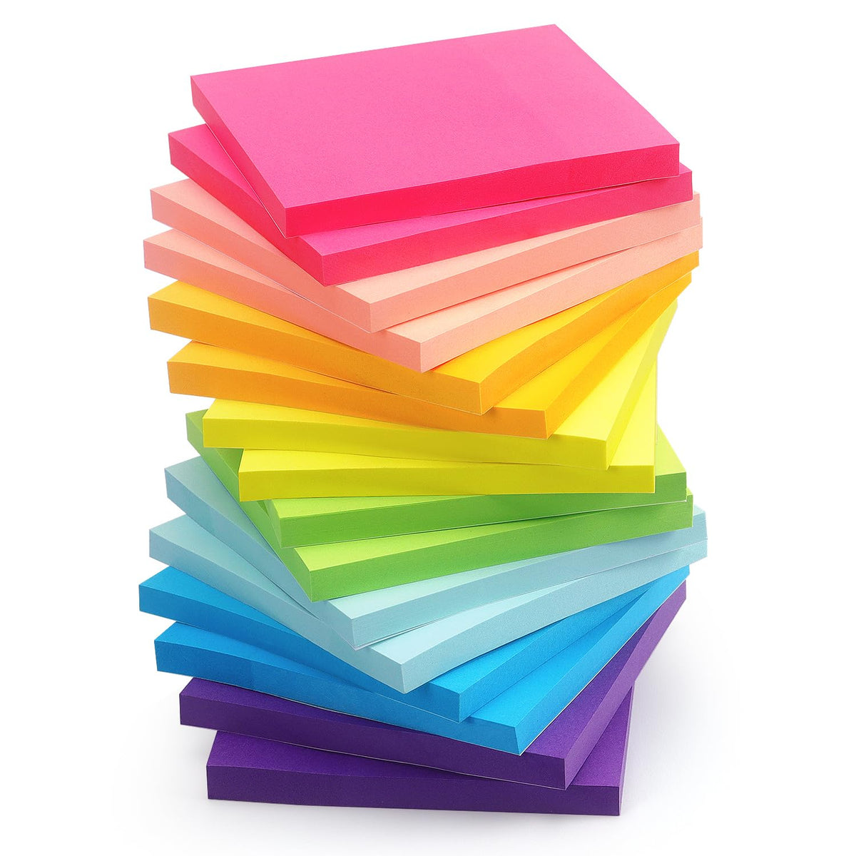 Early Buy Sticky Notes 3x3 in, 16 Pads, 8 Bright Color, 60 Sheets/Pad