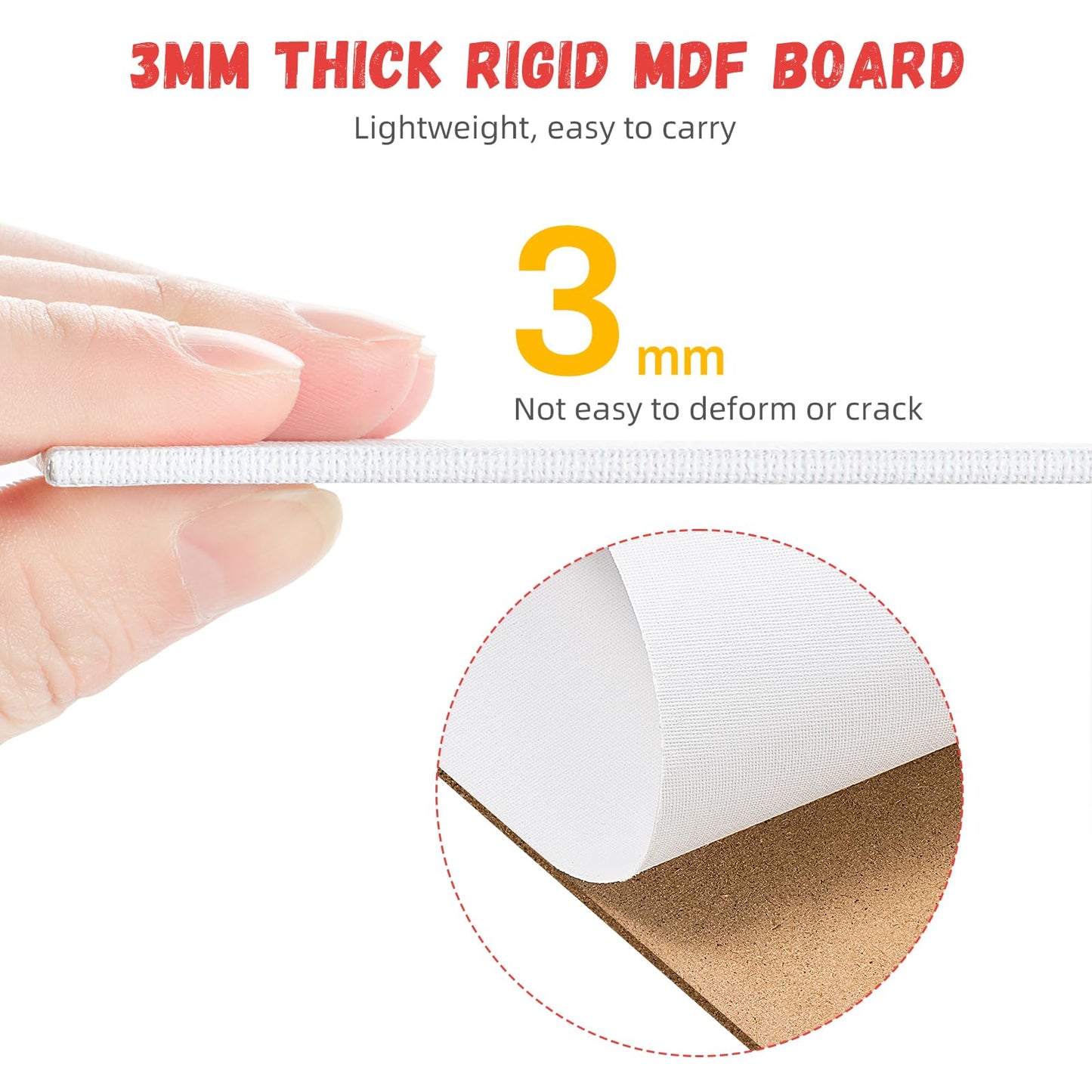 12 Pack 8x10 Canvas Boards for Painting, Blank Canvas Panels Art Painting Supplies - Gesso Primed 100% Cotton for Acrylic Oil Watercolor Tempera Paint