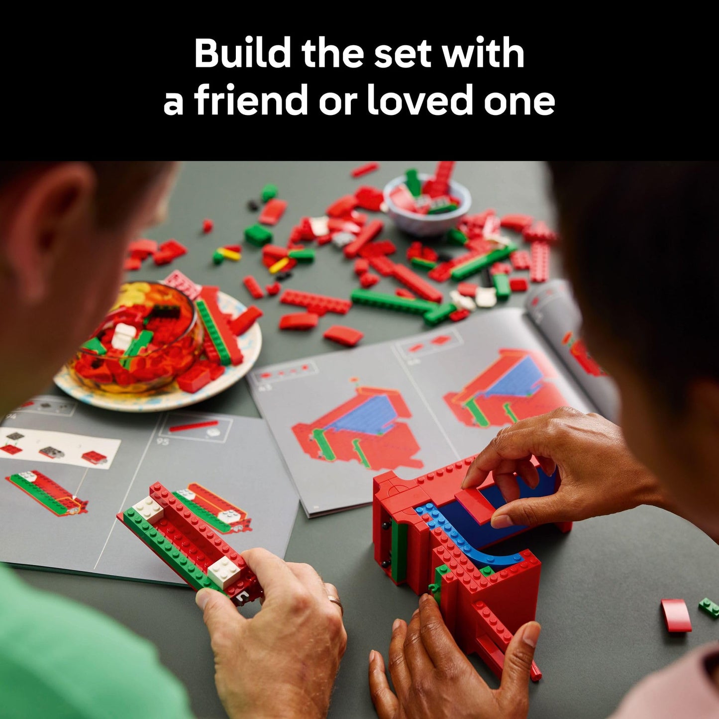 LEGO Art Love Collectible Building Set - DIY Kit for Adults, Ages 18+ - Gift for Birthdays - Home Decor to Display on Table - 31214
